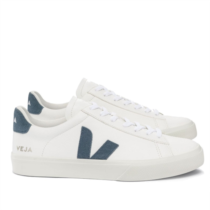 Zapatillas deportivas VEJA campo leather white california para hombre - Querol online