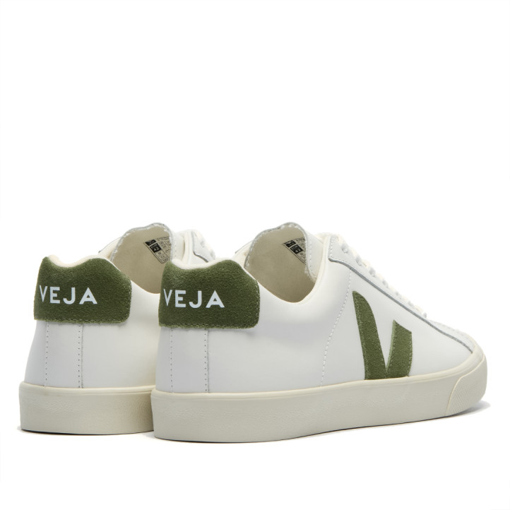 Zapatillas deportivas VEJA esplar leather white kiwi para hombre - Querol online
