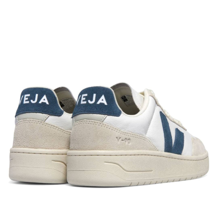 Zapatillas deportivas VEJA v-90 leather white california para hombre - Querol online