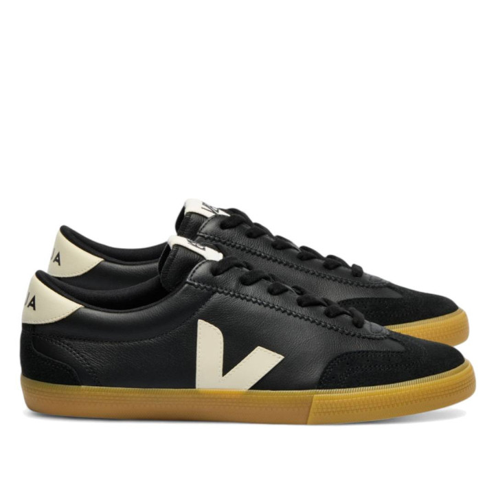 Zapatillas deportivas VEJA volley leather black pierre hombre - Querol online