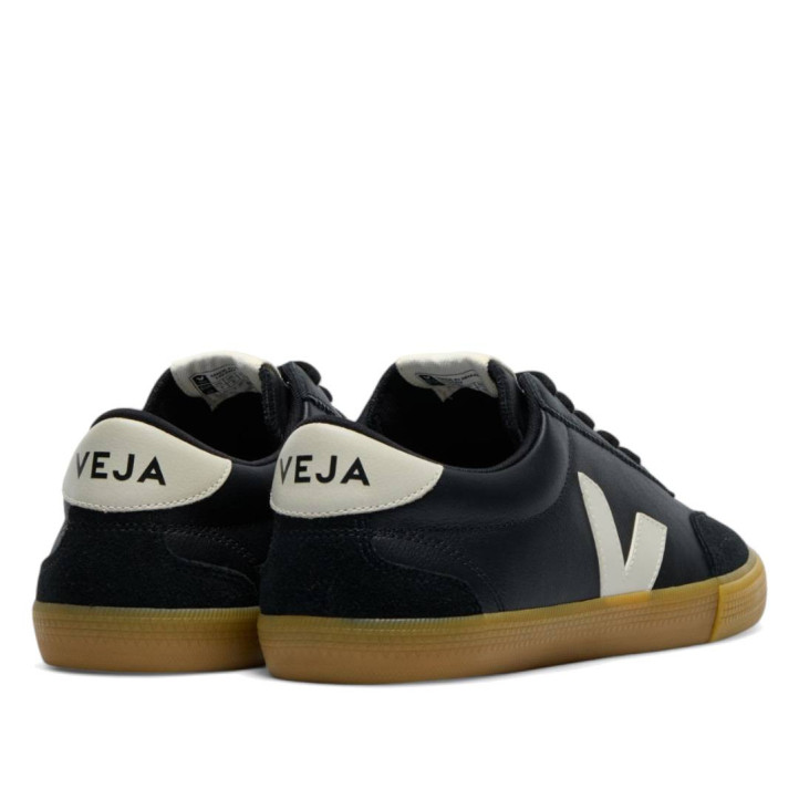 Zapatillas deportivas VEJA volley leather black pierre hombre - Querol online