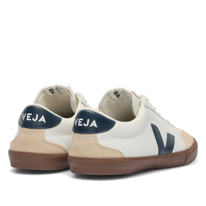 Zapatillas deportivas VEJA volley leather white nautico bark hombre - Querol online