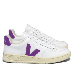 Zapatillas urban VEJA v-12 leather white cosmos para mujer - Querol online