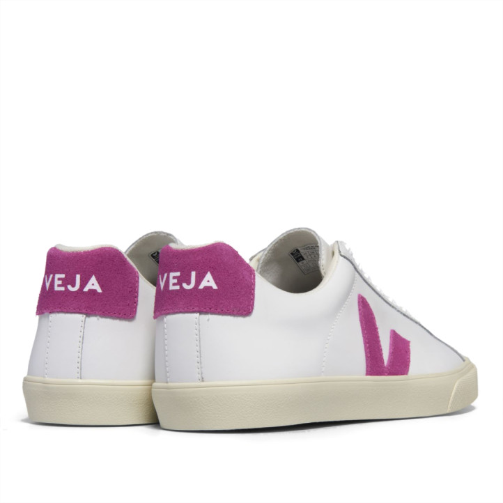 Zapatillas urban VEJA esplar leather white ultraviolet para mujer - Querol online