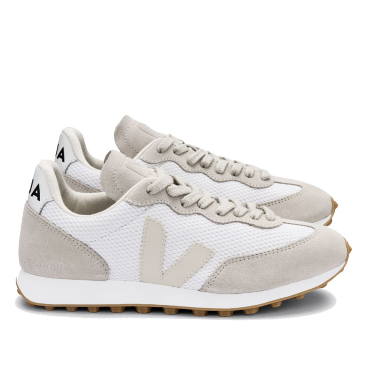 Zapatillas urban VEJA rio branco alveomesh white pierre natural para mujer - Querol online