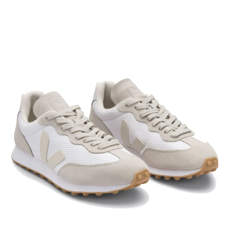 Zapatillas urban VEJA rio branco alveomesh white pierre natural para mujer - Querol online