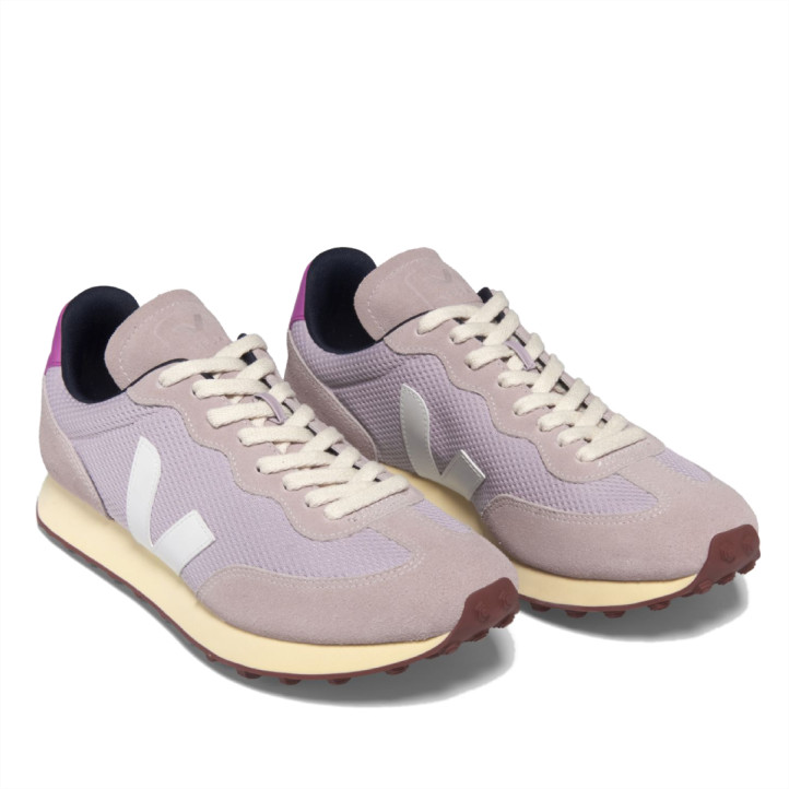 Zapatillas urban VEJA rio branco alveomesh parme white para mujer - Querol online