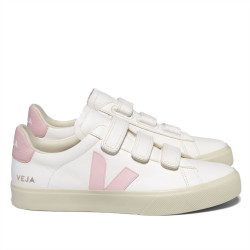 Zapatillas urban VEJA recife leather white petale para mujer - Querol online