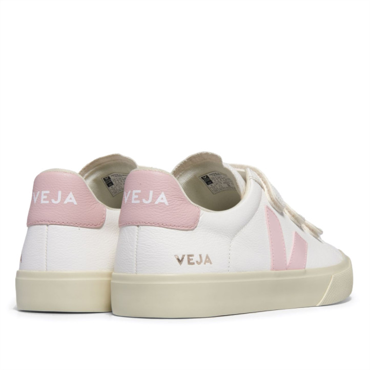 Zapatillas urban VEJA recife leather white petale para mujer - Querol online