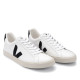 Zapatillas urban VEJA esplar leather white black para mujer - Querol online