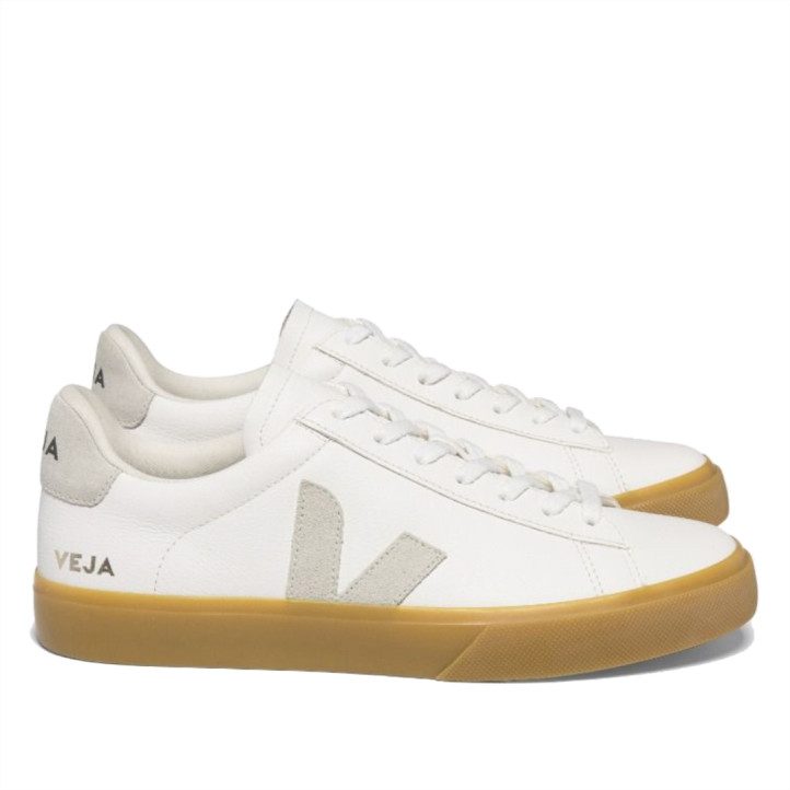 Sabatilles urban VEJA campo leather white natural natural per a dona - Querol online