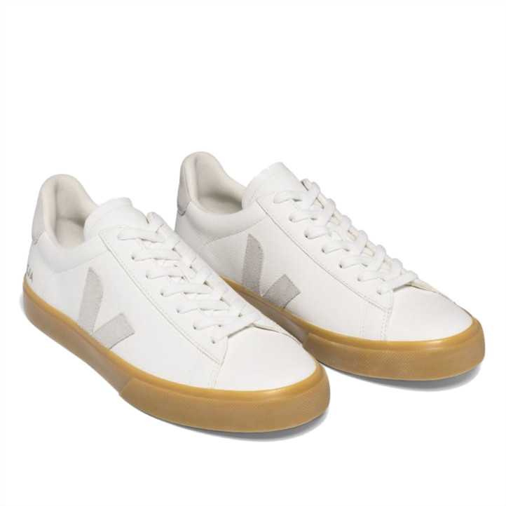Sabatilles urban VEJA campo leather white natural natural per a dona - Querol online