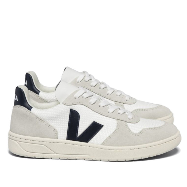 Zapatillas urban VEJA v-10 b-mesh white nautico para mujer - Querol online