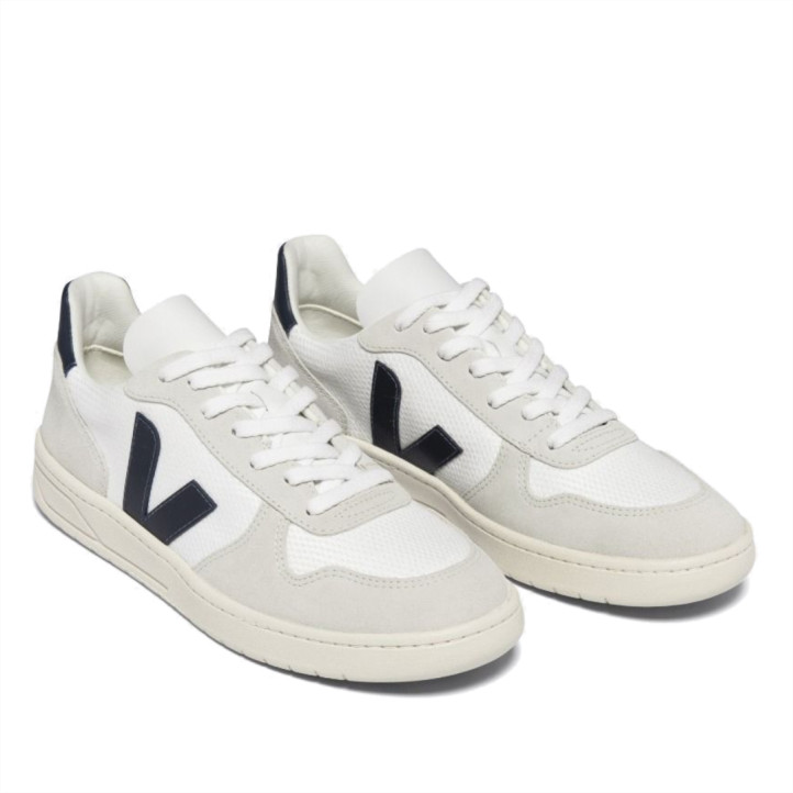 Zapatillas urban VEJA v-10 b-mesh white nautico para mujer - Querol online