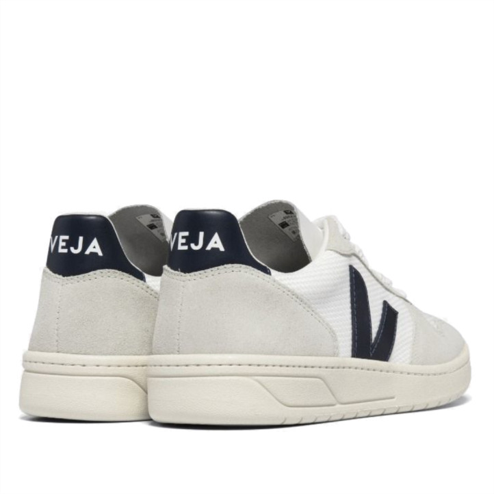 Zapatillas urban VEJA v-10 b-mesh white nautico para mujer - Querol online