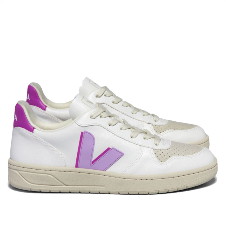 Sabatilles urban VEJA v-10 cwl white orchid ultraviolet - Querol online