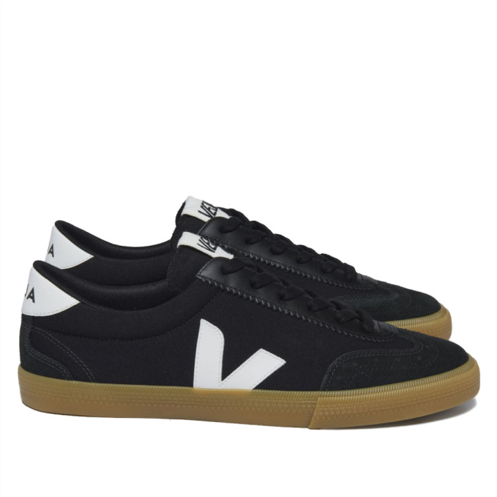 Sabatilles esportives VEJA volley canvas black white natural per a home - Querol online