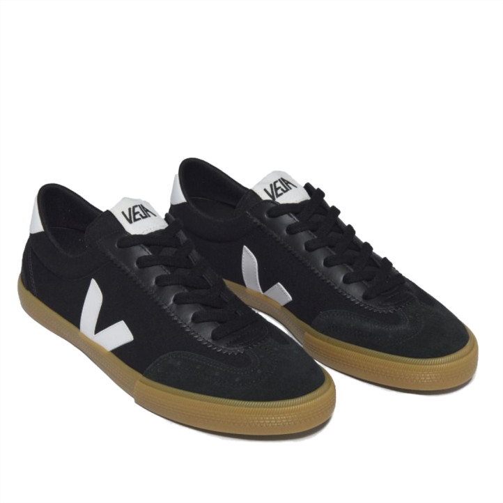 Sabatilles esportives VEJA volley canvas black white natural per a home - Querol online