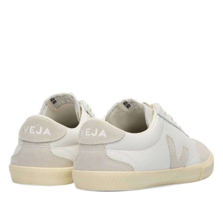 Zapatillas urban VEJA volley leather white natural mujer - Querol online