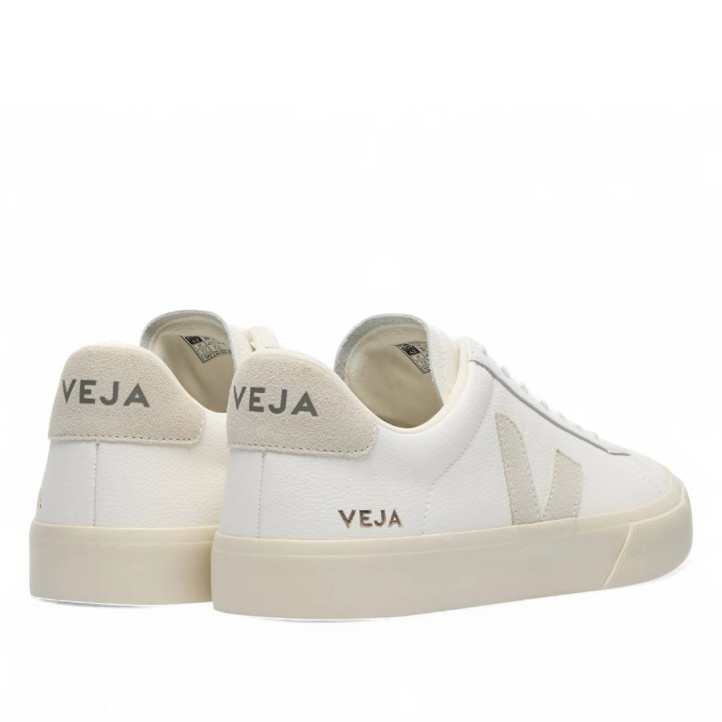 Zapatillas urban VEJA campo leather white natural mujer - Querol online