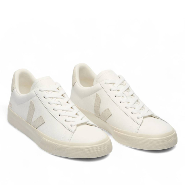 Zapatillas urban VEJA campo leather white natural mujer - Querol online