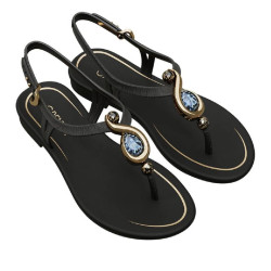 CHANCLAS DE MUJER GRENDHA HARMONIA SAND AD NEGRO - Querol online