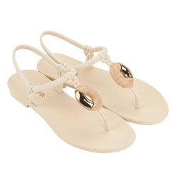 CHANCLAS DE MUJER GRENDHA CACAU CELEBRE SAND AD OFF WHITE - Querol online