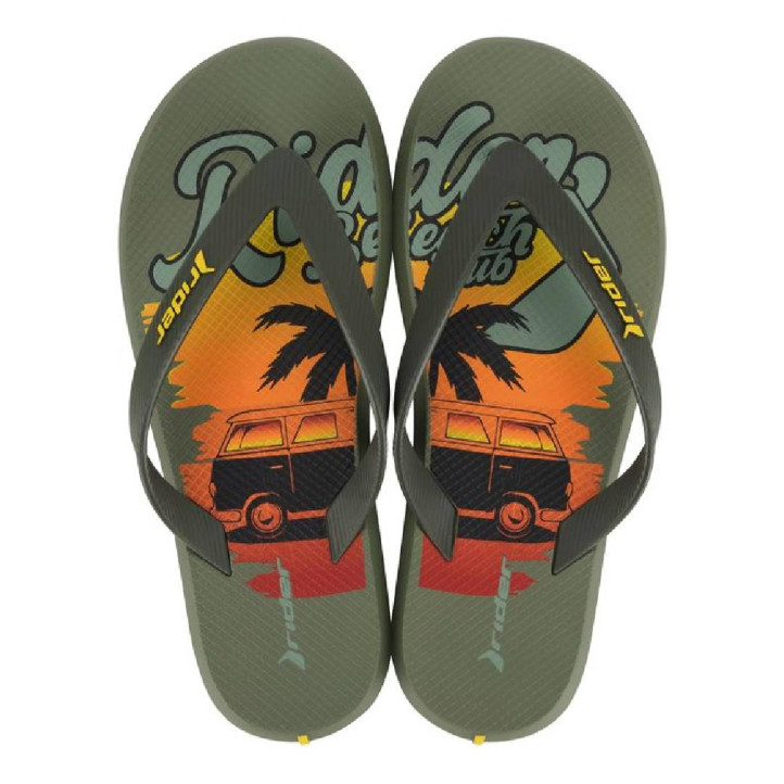 CHANCLAS DE HOMBRE RIDER R1 ENERGY VII AD GREEN/ORANGE - Querol online