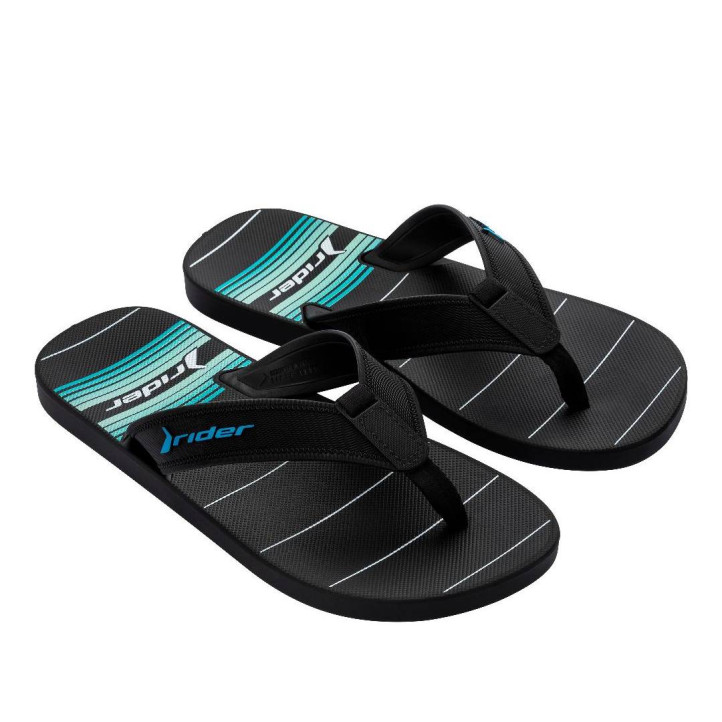 CHANCLAS DE HOMBRE RIDER IMPULSE GRAPHICS AD BC451BLACK/BLUE - Querol online