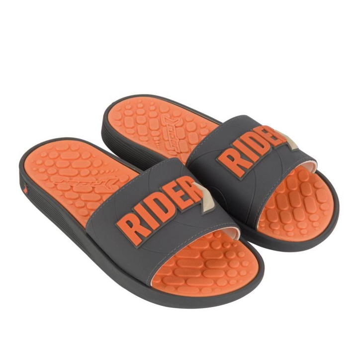 CHANCLAS DE HOMBRE RIDER PUMP SLIDE AD GREY/DARK GREY/ORANGE - Querol online