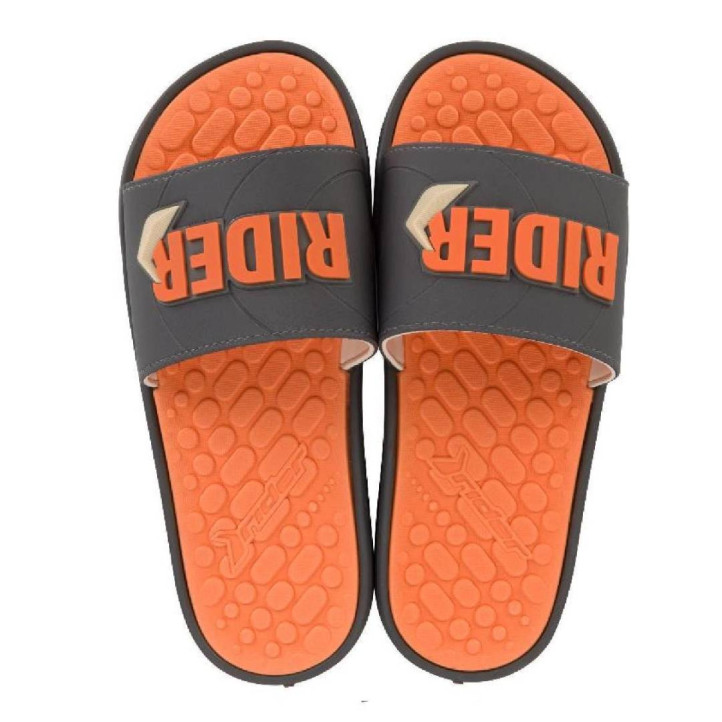 CHANCLAS DE HOMBRE RIDER PUMP SLIDE AD GREY/DARK GREY/ORANGE - Querol online