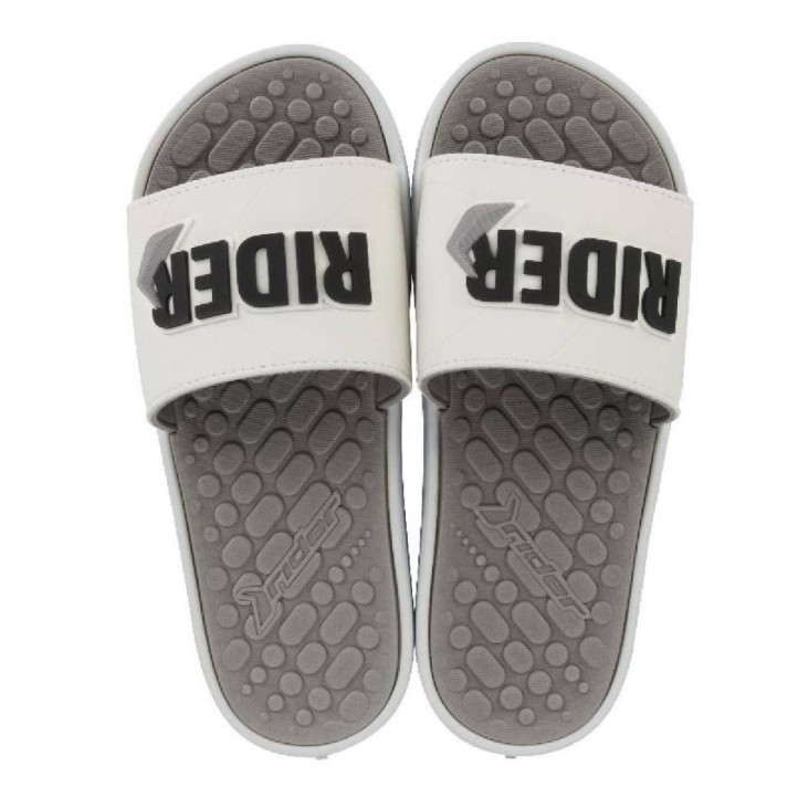 CHANCLAS DE HOMBRE RIDER PUMP SLIDE AD WHITE/GREY - Querol online