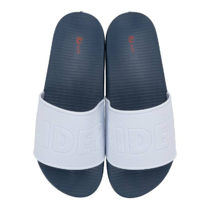 CHANCLAS DE HOMBRE RIDER GRID SLIDE AD BLUE/WHITE - Querol online