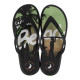 CHANCLAS DE HOMBRE RIDER R1 ENERGY VI AD BLACK/GREEN/ORANGE - Querol online