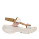 SANDALIA DEPORTIVA DE PLATAFORMA ARENA ROSA NATALIA PORRONET - Querol online