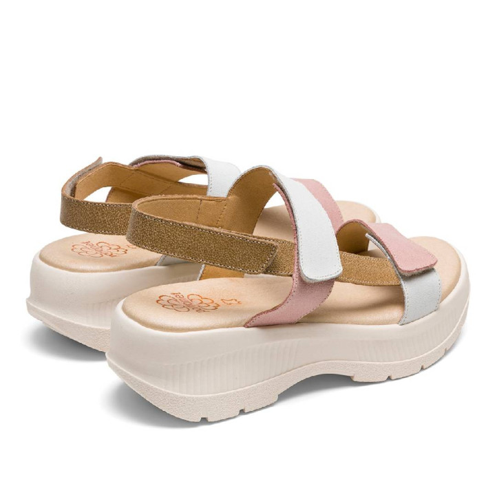 SANDALIA DEPORTIVA DE PLATAFORMA ARENA ROSA NATALIA PORRONET - Querol online
