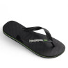 Chanclas Havaianas brasil logo black/black para hombre