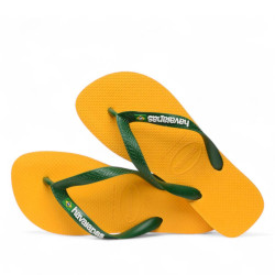 Chanclas Havaianas brasil logo pop yellow para hombre - Querol online