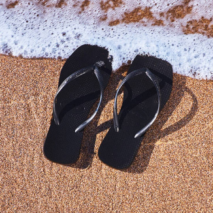 Xancles Havaianas slim square black per a dona - Querol online