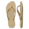 Chanclas Havaianas slim sand grey/light golden para mujer