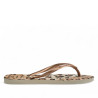Xancles Havaianas slim animals beige per a dona