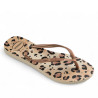 Chanclas Havaianas slim animals beige para mujer