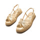 SANDALIAS DE MUJER MARIAMARE GAETA ORO 68656 60533 - Querol online