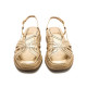 SANDALIAS DE MUJER MARIAMARE GAETA ORO 68656 60533 - Querol online