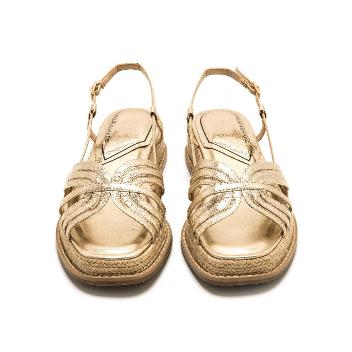 SANDALIAS DE MUJER MARIAMARE GAETA ORO 68656 60533 - Querol online