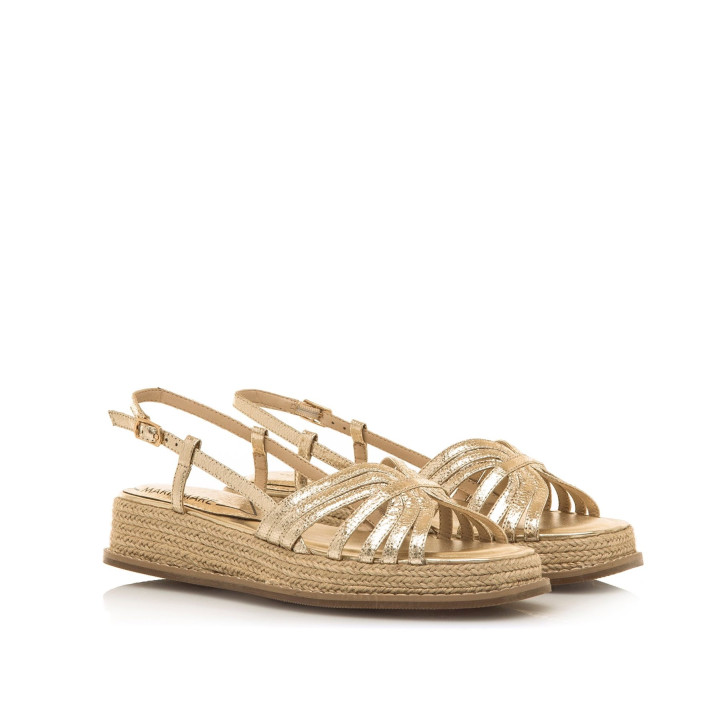 SANDALIAS DE MUJER MARIAMARE GAETA ORO 68656 60533 - Querol online