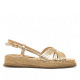SANDALIAS DE MUJER MARIAMARE GAETA ORO 68656 60533 - Querol online