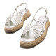 SANDALIAS DE MUJER MARIAMARE GAETA PLATA 68656 60534 - Querol online