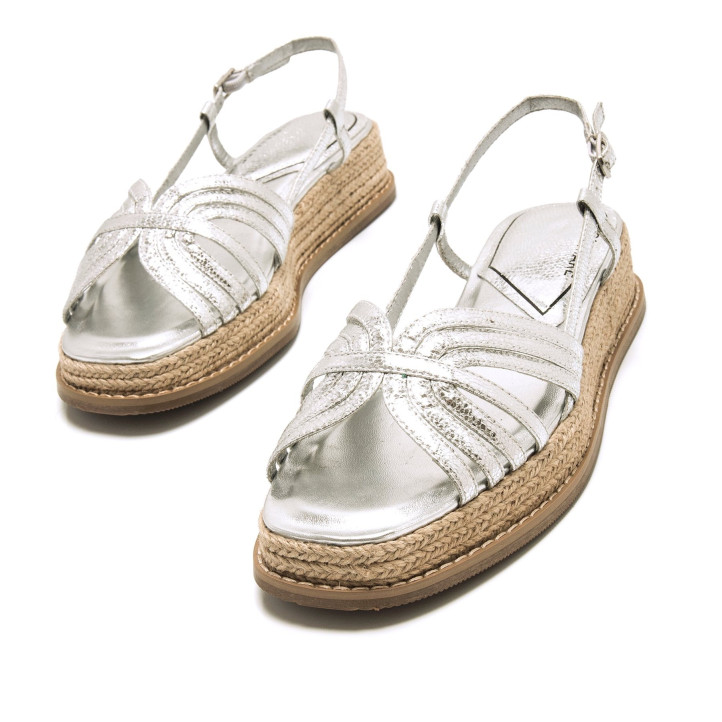 SANDALIAS DE MUJER MARIAMARE GAETA PLATA 68656 60534 - Querol online