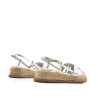 SANDALIAS DE MUJER MARIAMARE GAETA PLATA 68656 60534